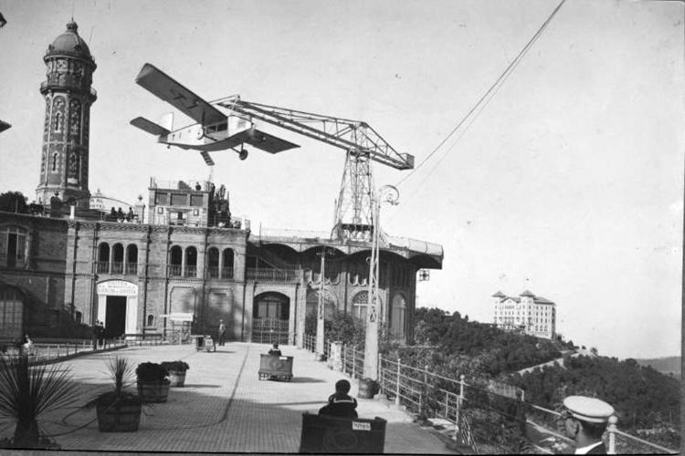 Avió del Tibidabo, any 1928